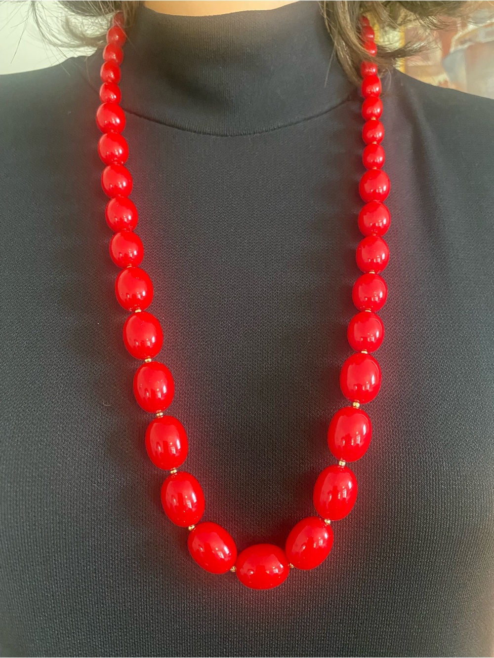 Classic Red Beaded Necklace - Women Jewelry